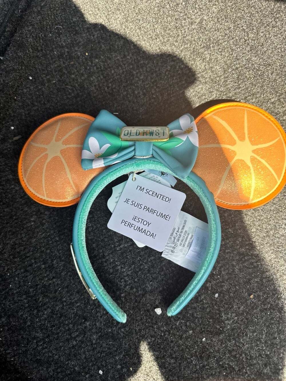 Disney Old Key West Resort Loungefly Orange Scented Minnie Mouse Ear Headband
